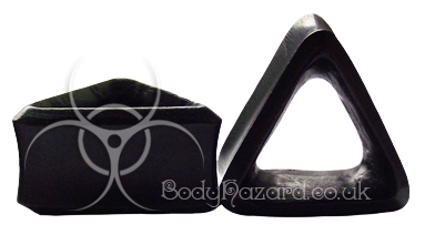 Areng Wood Triangle Double Flared Tunnels Areng Wood Triangle Double Flared Tunnels