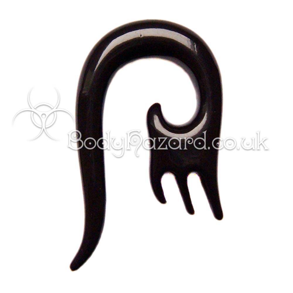 Black Acrylic Hanging Spiral Design #4 Black Acrylic Hanging Spiral Design #4
