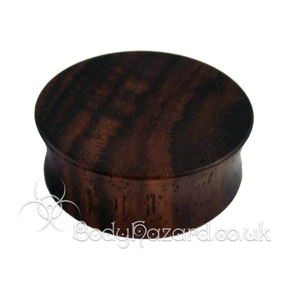 Sono Wood Concave Double Flared Plugs Sono Wood Concave Double Flared Plugs