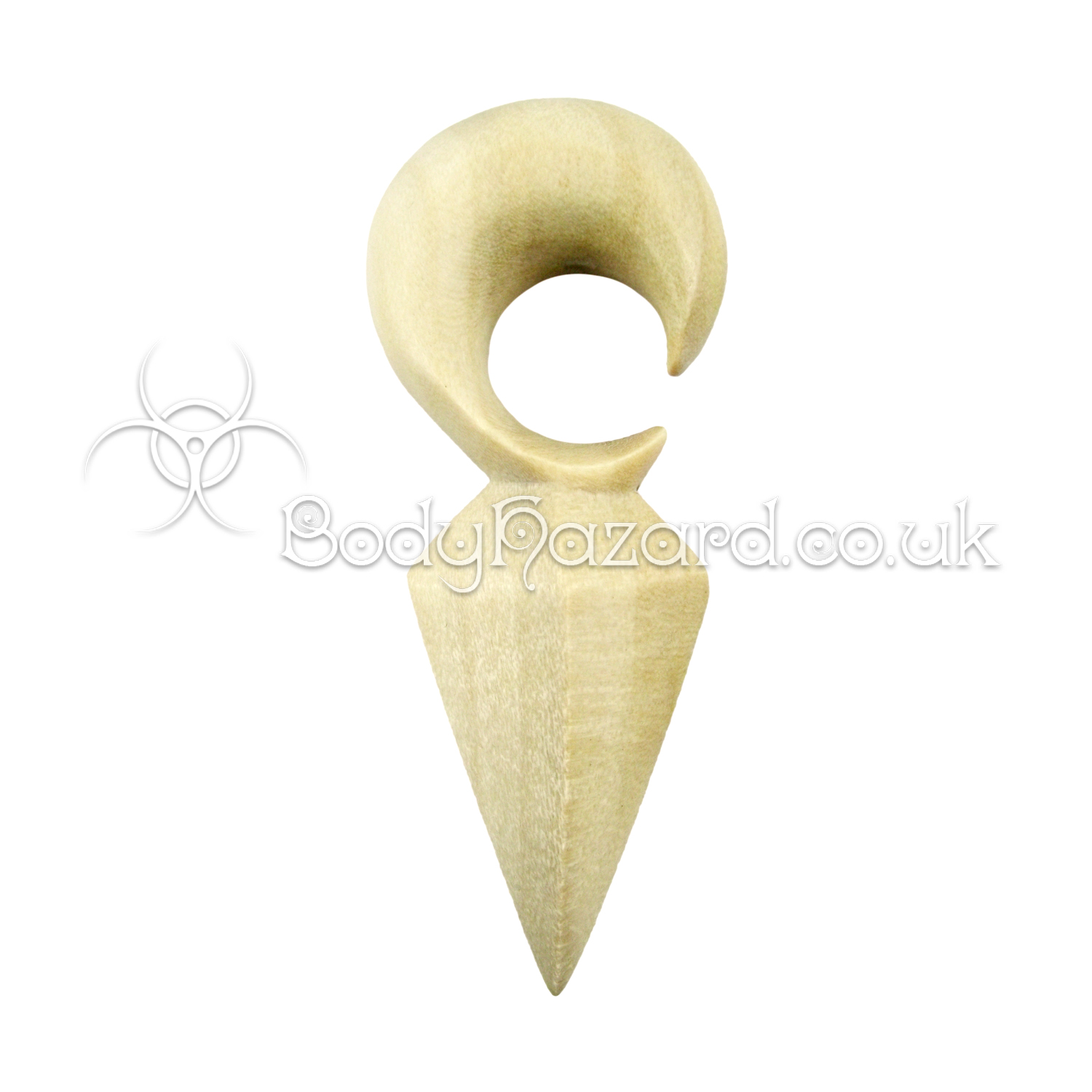 Crocodile Wood Diamond Ear Hook Crocodile Wood Diamond Ear Hook