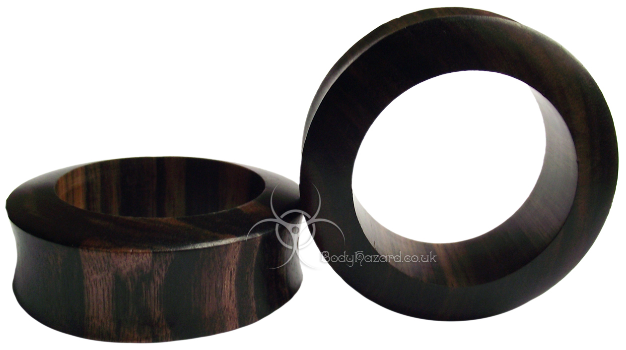 Ebony Wood Double Flared Eyelets Ebony Wood Double Flared Eyelets