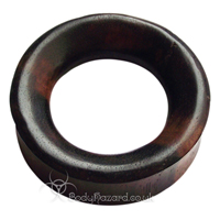 Ebony Wood Concave Double Flared Eyelets Ebony Wood Concave Double Flared Eyelets