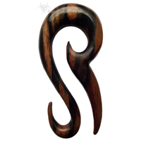 Ebony Wood Scorpion Hooks Ebony Wood Scorpion Hooks