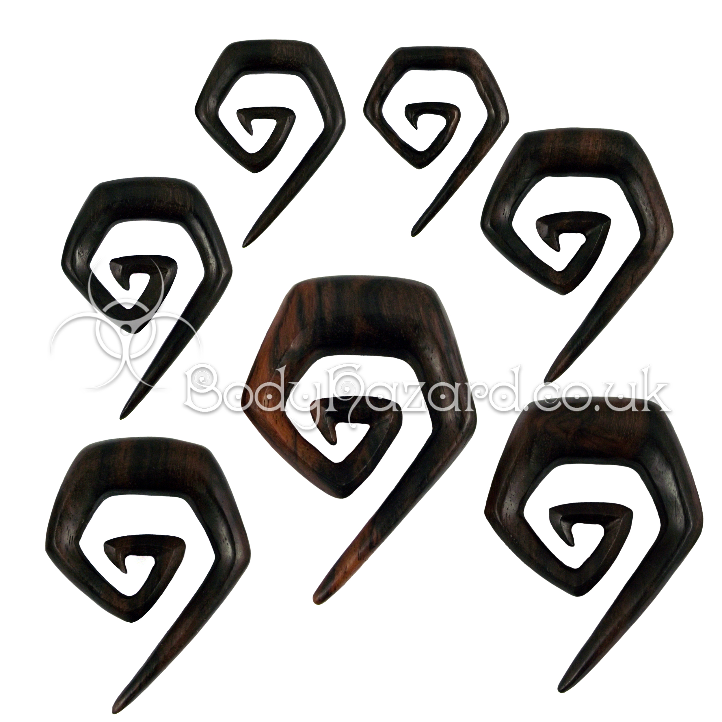 Sono Wood Hexagonal Spirals Sono Wood Hexagonal Spirals