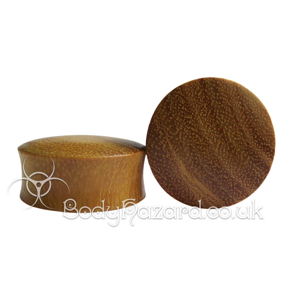 Jackfruit Wood Double Flared Saddle Plugs Jackfruit Wood Double Flared Saddle Plugs