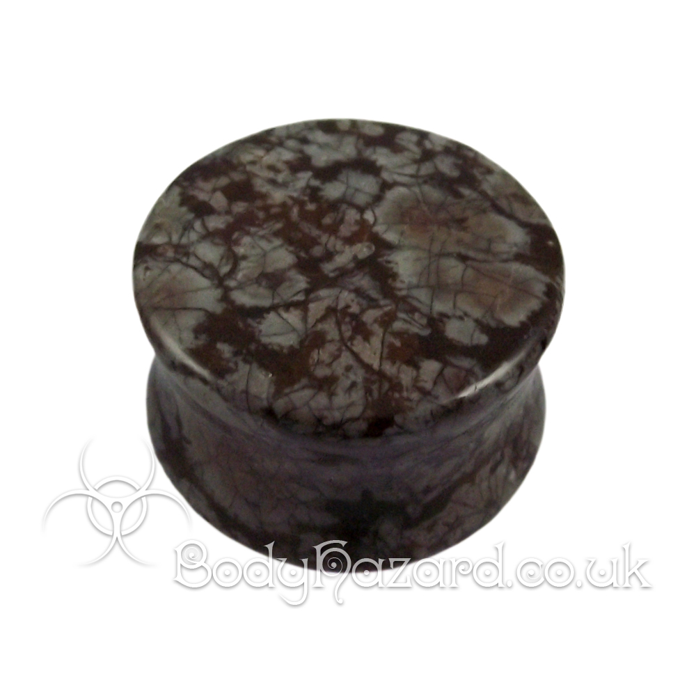 Naodelite Stone Double Flared Ear Plug Naodelite Stone Double Flared Ear Plug