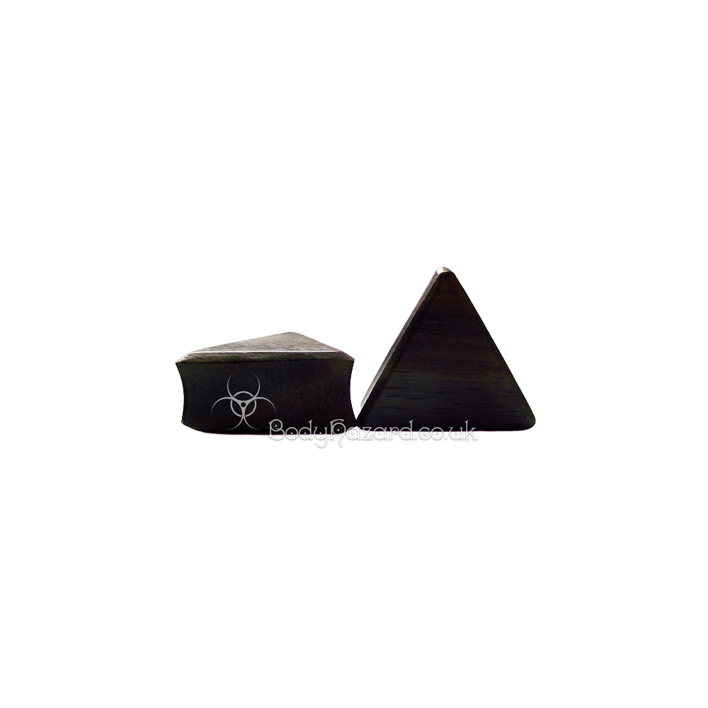 Sono Wood Triangle Double Flared Plugs Sono Wood Triangle Double Flared Plugs