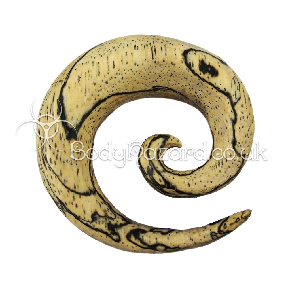 Spalted Tamarind Wood Spirals Spalted Tamarind Wood Spirals