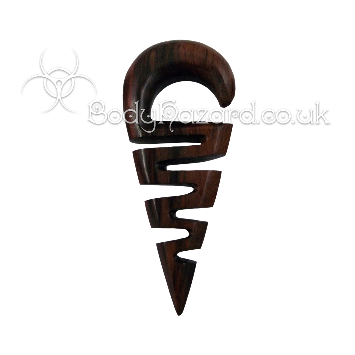 Sono Wood Geometric ZigZag Ear Hook Sono Wood Geometric ZigZag Ear Hook